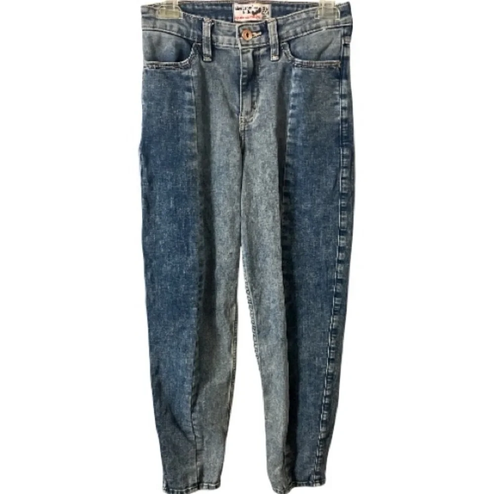 Abercrombie Kids High Rise Mini Mom Jeans, Y2K, Tapered Leg, Slim, Sz 13/14​